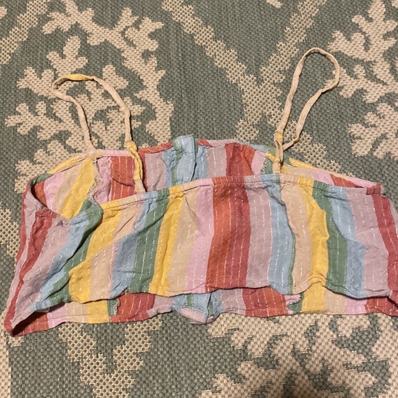 Colorful cropped top, size L - Picture 2 of 3